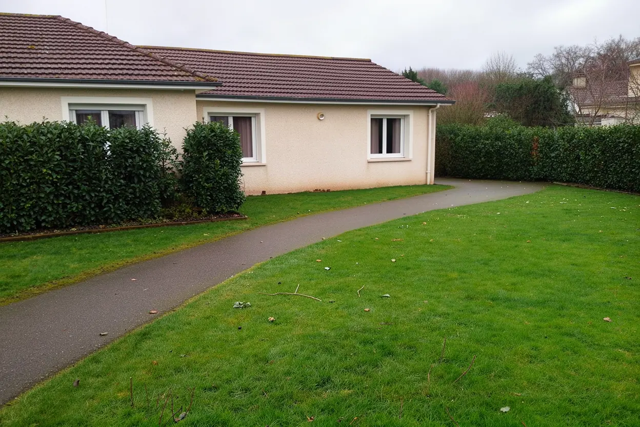Accès dégagé après enlèvement des branches à Saint-Benoît